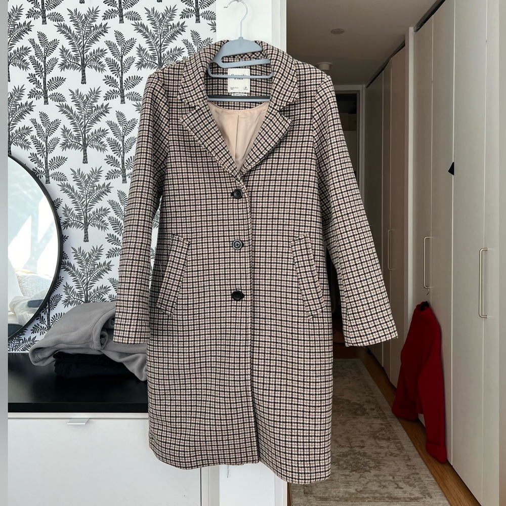 Wool Blend Coat - Abercrombie & Fitch